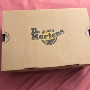 Dr martens black and yellow size 7